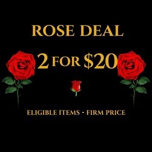 Rose Deal 2 for $20 Sign